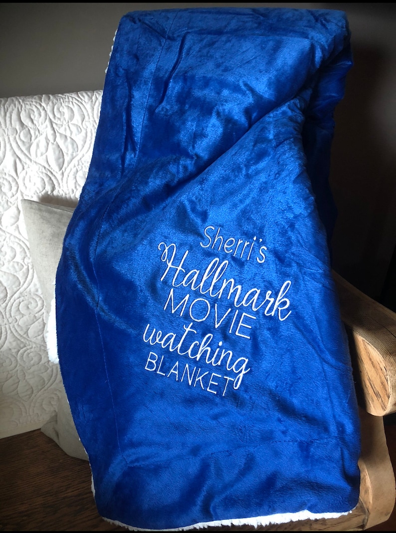 Personalized Movie Watching Blanket Movie Blanket Hallmark Etsy