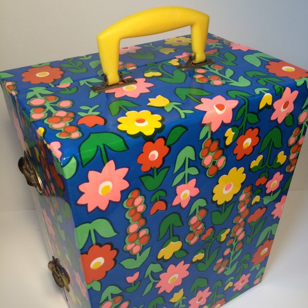 Retro Flower Power Sewing Box