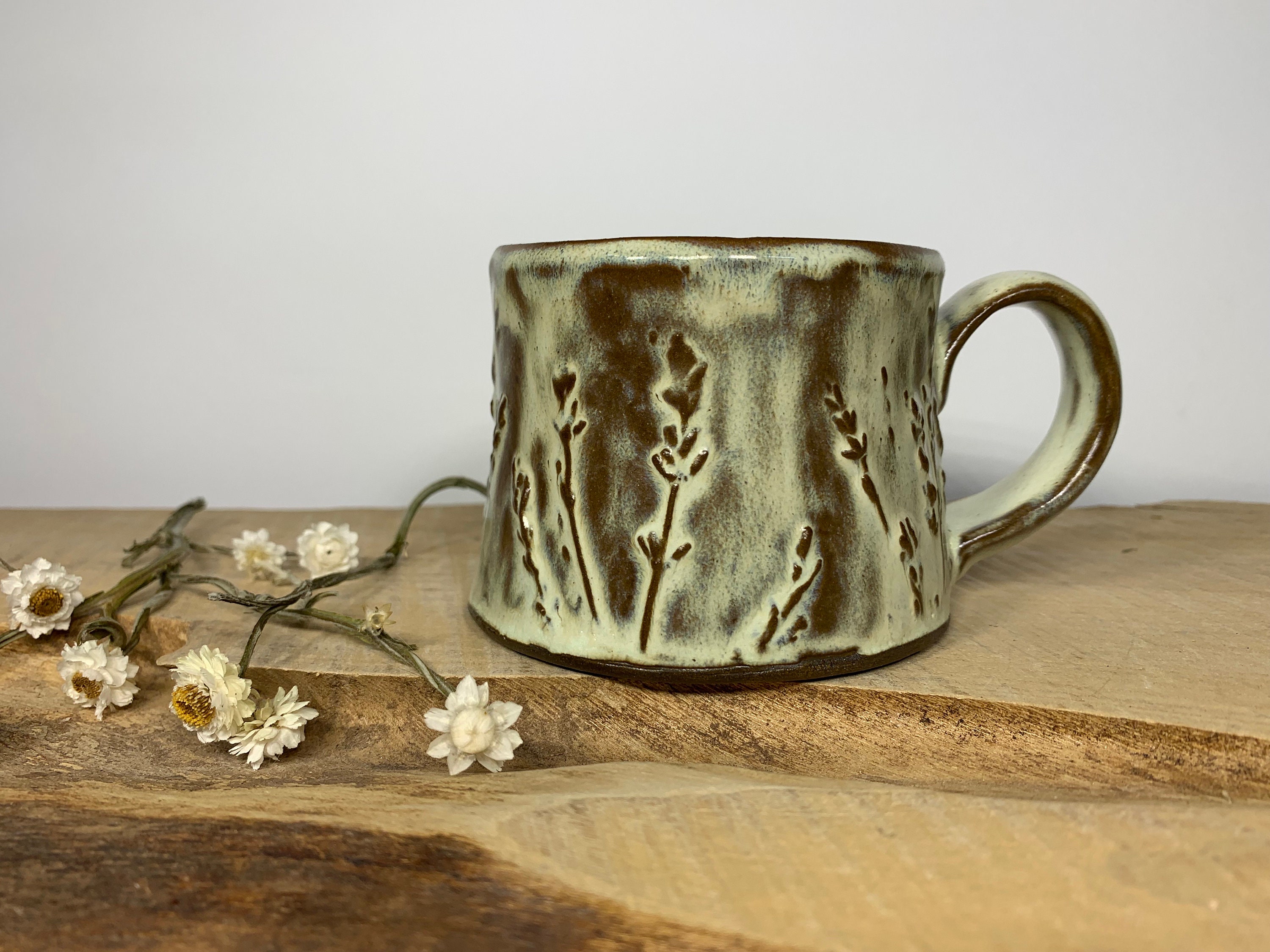 Hand-built mug, Spruce Green