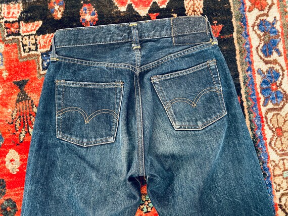 60s Dark Levis 501 Big E Selvage Jeans 25
