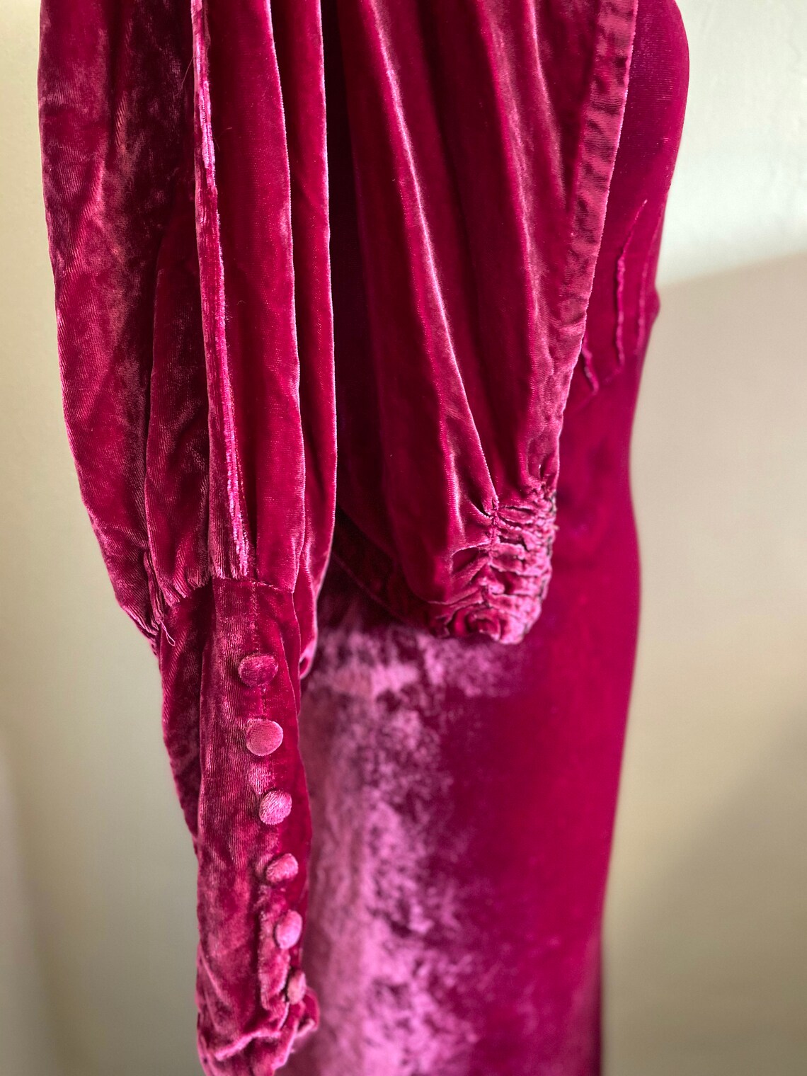 Divine 1930s Silk Velvet Jewel-toned Gown and Jacket - Etsy
