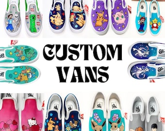 Custom Vans Shoes Adult Men Womens