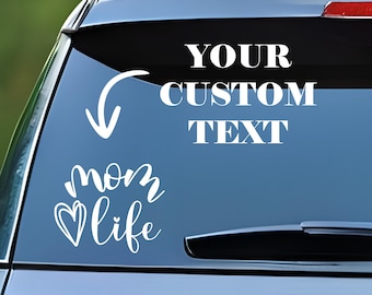 Custom Car Decal Vinyl Sticker Bumper Design Business Logo Vehicle Graphic Window Decoration Auto Adhesive Weatherproof Material Create