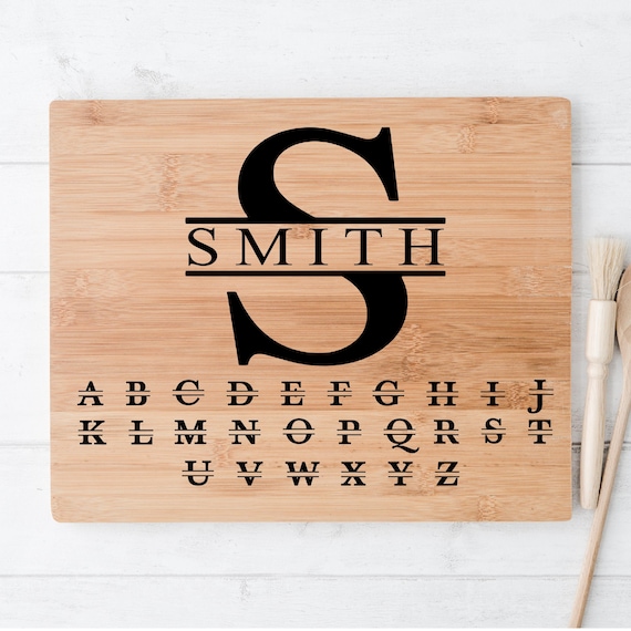 Monogram Vinyl Decal Custom Name Split Wedding Decoration Anniversary Gift Personalized Family Initial Sticker Permanent Adhesive Design