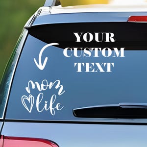 Custom Car Decal - Vinyl Decal- Car Bumper Sticker - Custom Vinyl Car Decal - Create A Decal - Business Decal- Car Window Decal Sticker