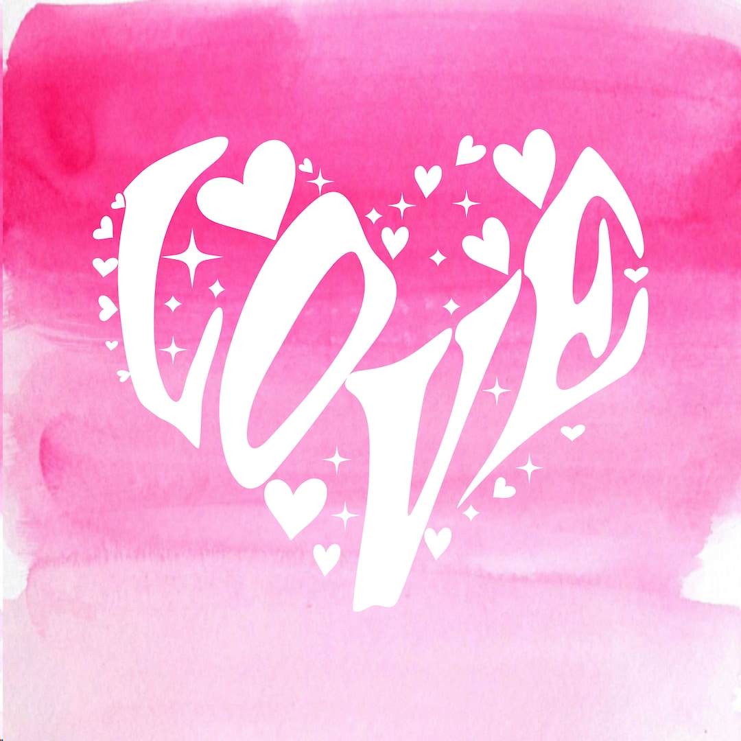 Love Decal Love Sticker Vinyl Decal Valentines Day Decal Sticker