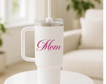 Custom Tumbler Decal Vinyl Name Text Sticker Personalized Cup Decoration Water Bottle Travel Mug Accessory Kit Monogram Design Drinkware