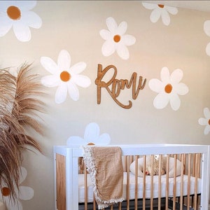 Name Sign for Nursery, Nursery Name Sign, Custom Name Sign, Wooden Name Sign, Name Sign, Personalized Name Sign, Wall Decor Name Sign
