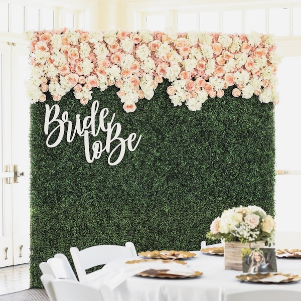 Bride to be wood sign for backdrop, bridal shower decor, engagement party decor, wedding sign 42" wide x 23" tall