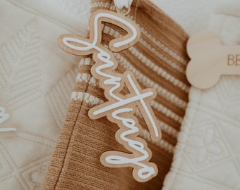 Name Tags for Christmas Stockings | Personalized Holiday Stocking | Gift Tag | Christmas Stocking Tags | Personalized Stocking Tags