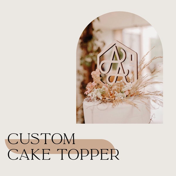 Fully Custom Cake Topper - Let us create a completely custom cake topper for you!