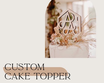 Fully Custom Cake Topper - Let us create a completely custom cake topper for you!