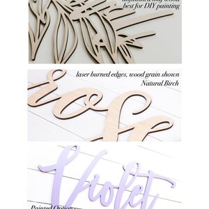 Together Forever Backdrop sign / laser cut wedding sign / script name sign / wedding decor signage / Photo booth backdrop sign image 3