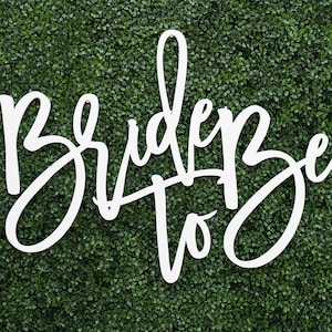 Bride To Be Sign, Bridal Shower Decor, Bridal Party Decorations, Bachelorette party decor, Bridal Shower Signage, Bride to Be Backdrop Sign