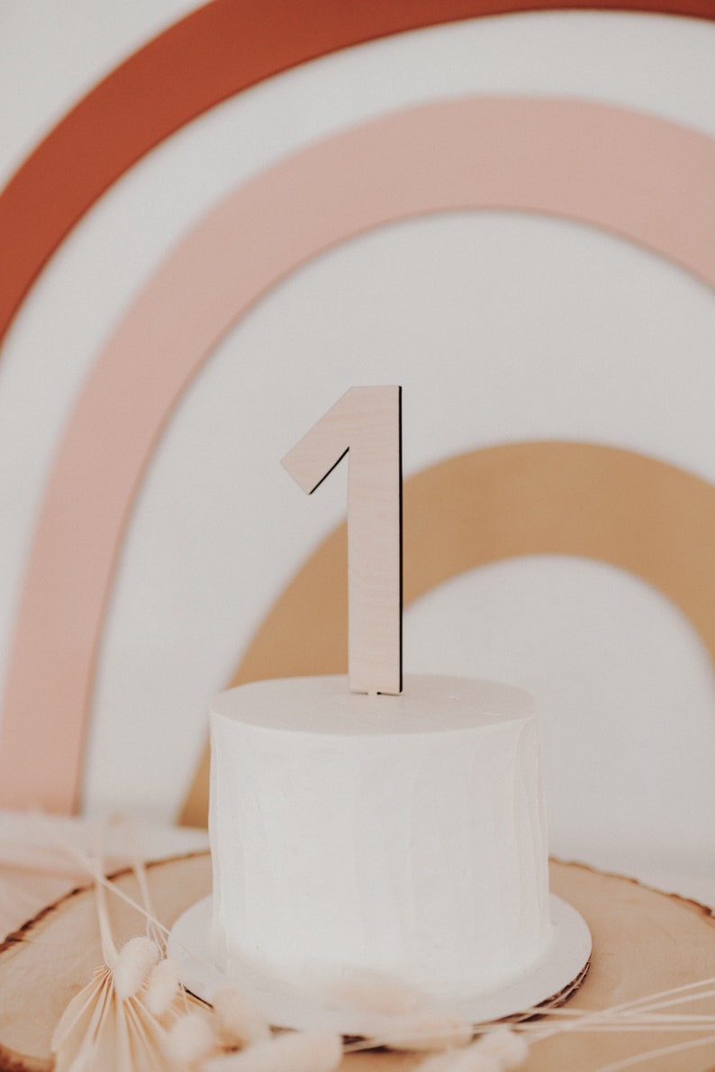 Number 1 Cake Topper First Birthday Cake Topper Custom - Etsy