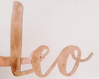 Custom Name Sign for Nursery Wall Decor UNFINISHED ONLY | Etsy