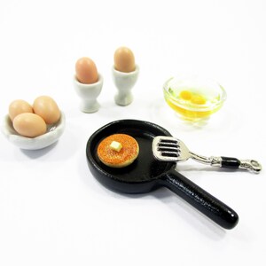 Dollhouse Miniatures Food Breakfast Pancake Preparation Kitchen Supply Dollhouse Accessory Miniature Accessory Dollhouse Food Supply 16215