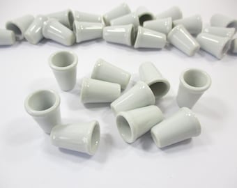 10 White Coffee Cups Dollhouse Miniature Kitchen 1:6 Ceramic Drinks Supply 9498