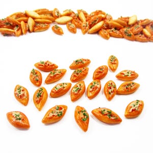 20 Slice Ham Cheese Bread Bakery Dollhouse Miniature Food Supply Food Dollhouse Food Accessories Miniature Accessories Dolls Charms 16616