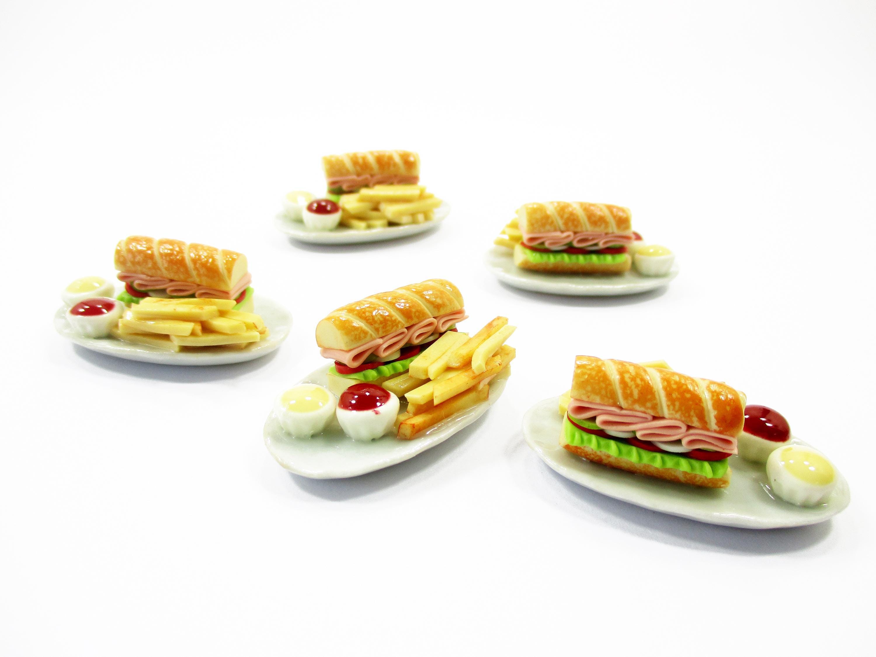 Patatine Fritte Della Casa Delle Bambole Scala 1:12 Patate In - Foto 5