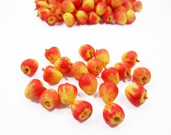 Loose Gala Apple Dollhouse Food Lot 20 Miniatures Fruit Supply Dollhouse Charms Miniature Accessories Miniature Food 11686