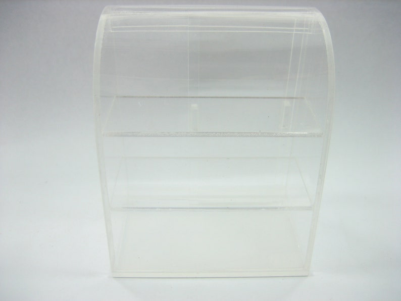 Small Empty Clear Acrylic Table Top Display Shop Dollhouse Etsy