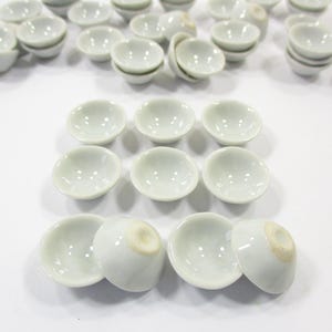 10x15 mm Kitchen ware White Bowl Dollhouse Miniatures Ceramic Supply 10597