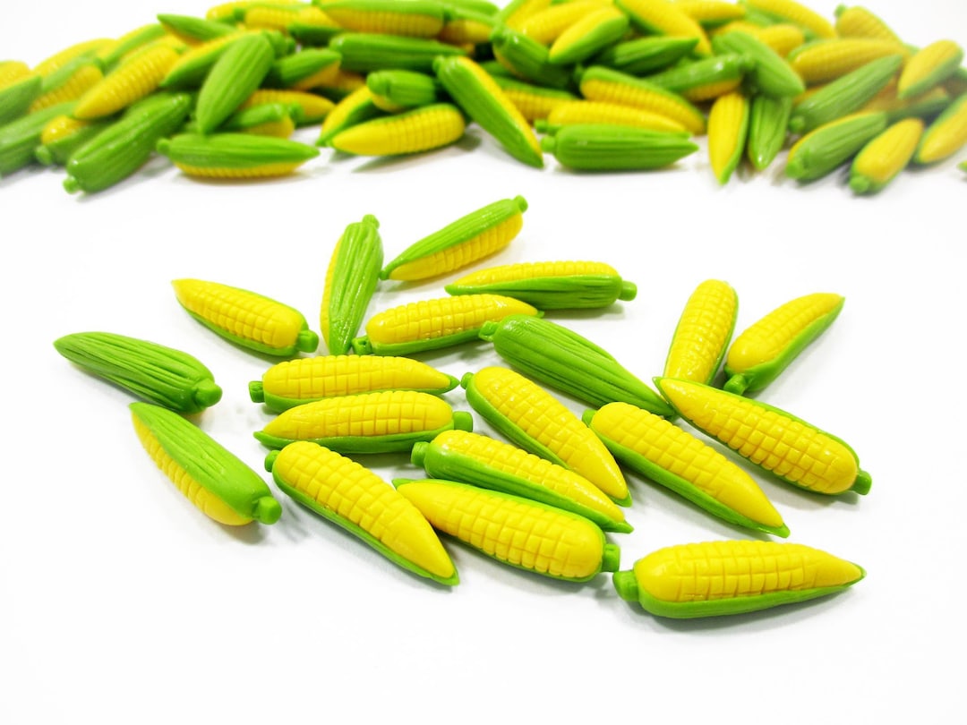 Lot 20 Miniature 1/12 Corns: Dollhouse Kitchen Decoration, Mini Food ...