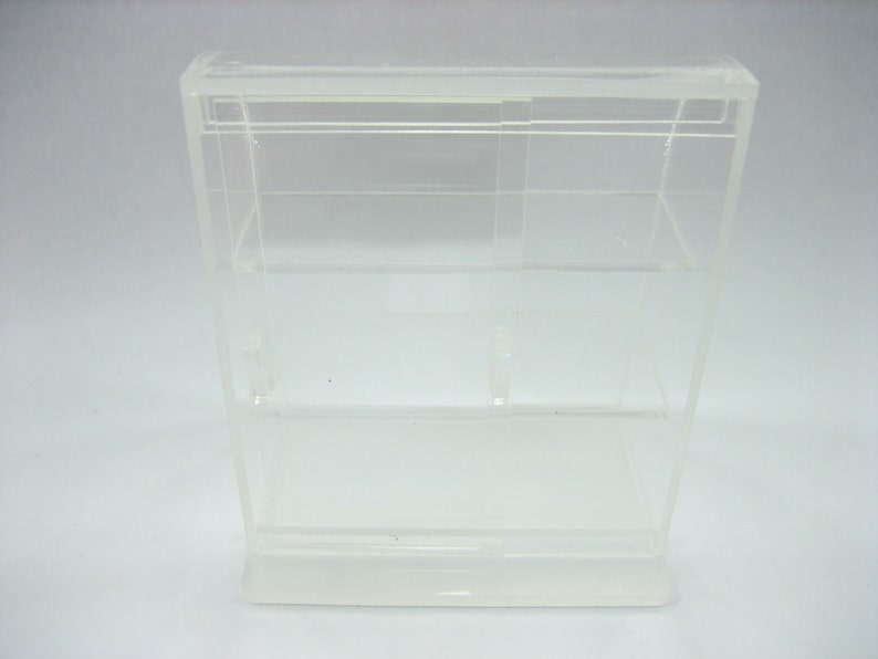 Small Empty Clear Acrylic Table Top Display Shop Dollhouse Etsy