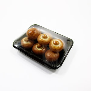 Dollhouse Miniature Food Mini Mushroom Tray Supermarket Food Pack Dollhouse Accessories Miniature Accessories Supply Charms 16729