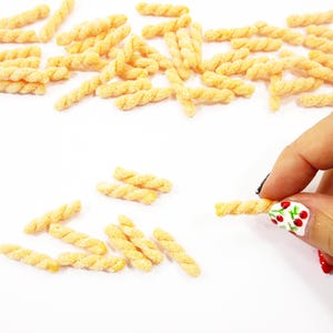 Dollhouse Food Accessories Lot 50 Twist Miniature Bread Miniature Bakery Loose Food Miniature Food Dollhouse Accessories Charms 14910
