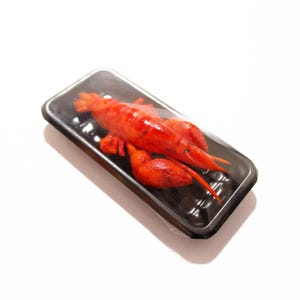 16735.Puppenhaus Miniatur Lebensmittel Tiefkühl Hummer Tablett Supermarkt Pack Seafood