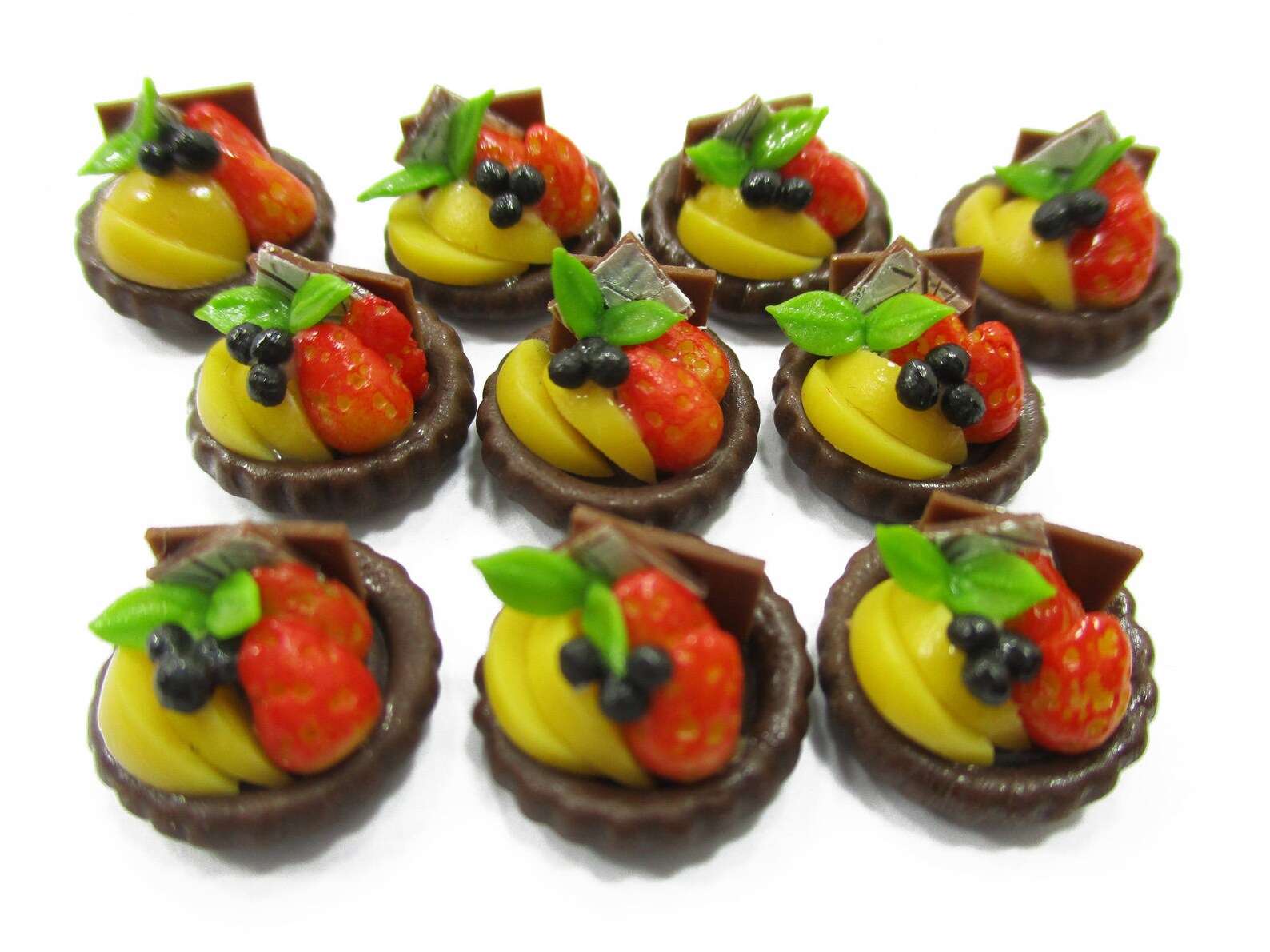 Dollhouse Miniature Food Lot 10 Mini Mixed Fruit Miniature Etsy