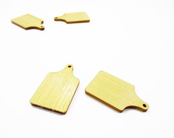 2 Cutting Wooden Board Kitchen Accessories Supply Dollhouse Miniature Supply 12233