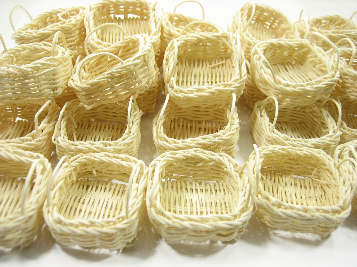 Dollhouse Supplies Miniature Accessories Wicker Dollhouse Etsy