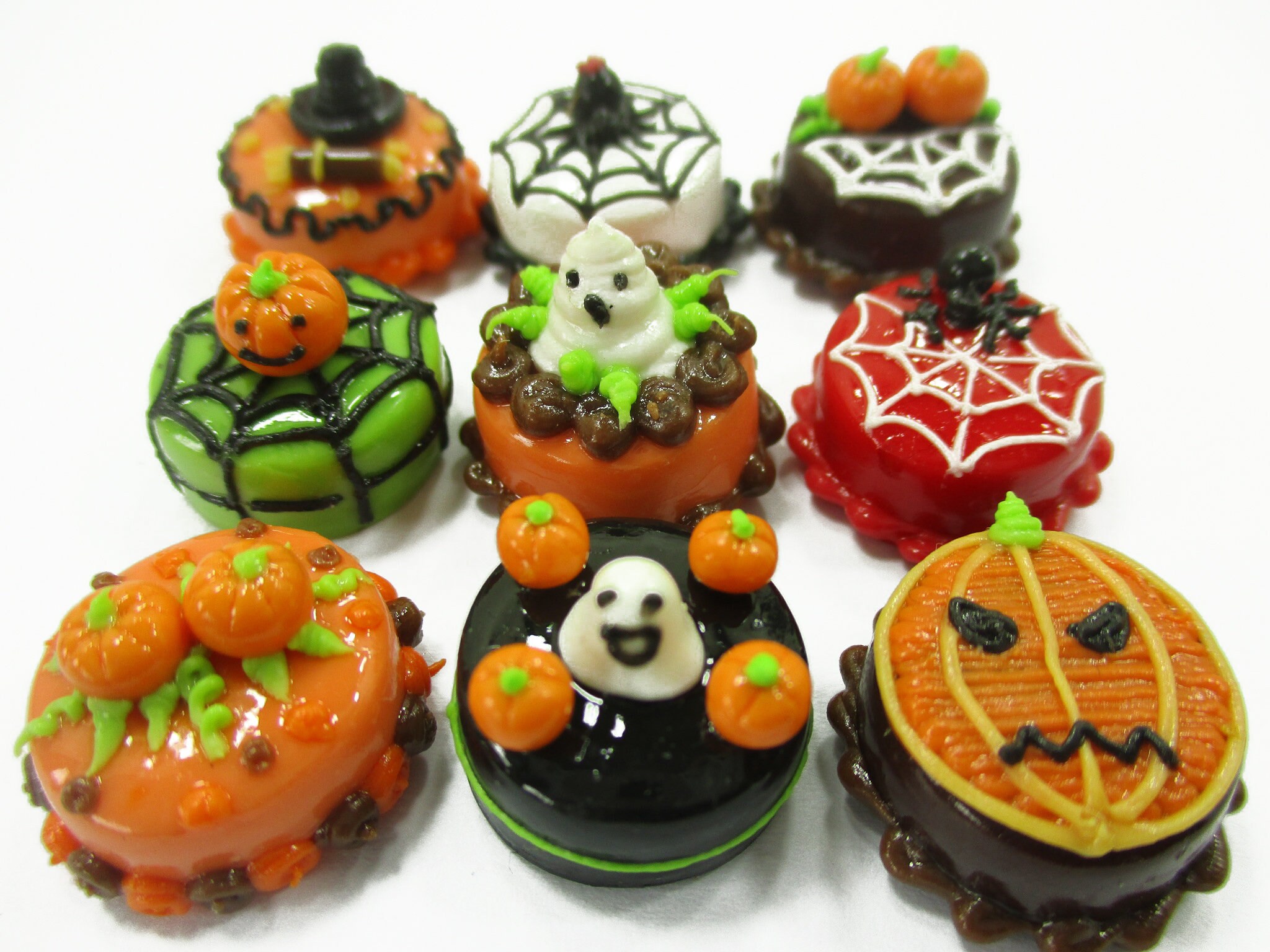 15 MIX Souffle Dollhouse Miniatures Mini Food Sweet Bakery