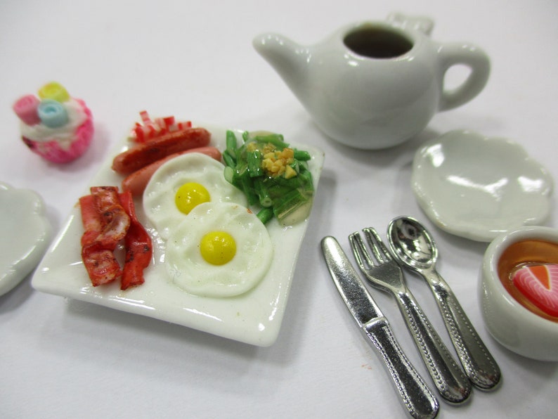 Dollhouse Food Accessories Miniature Supply Dollhouse Etsy