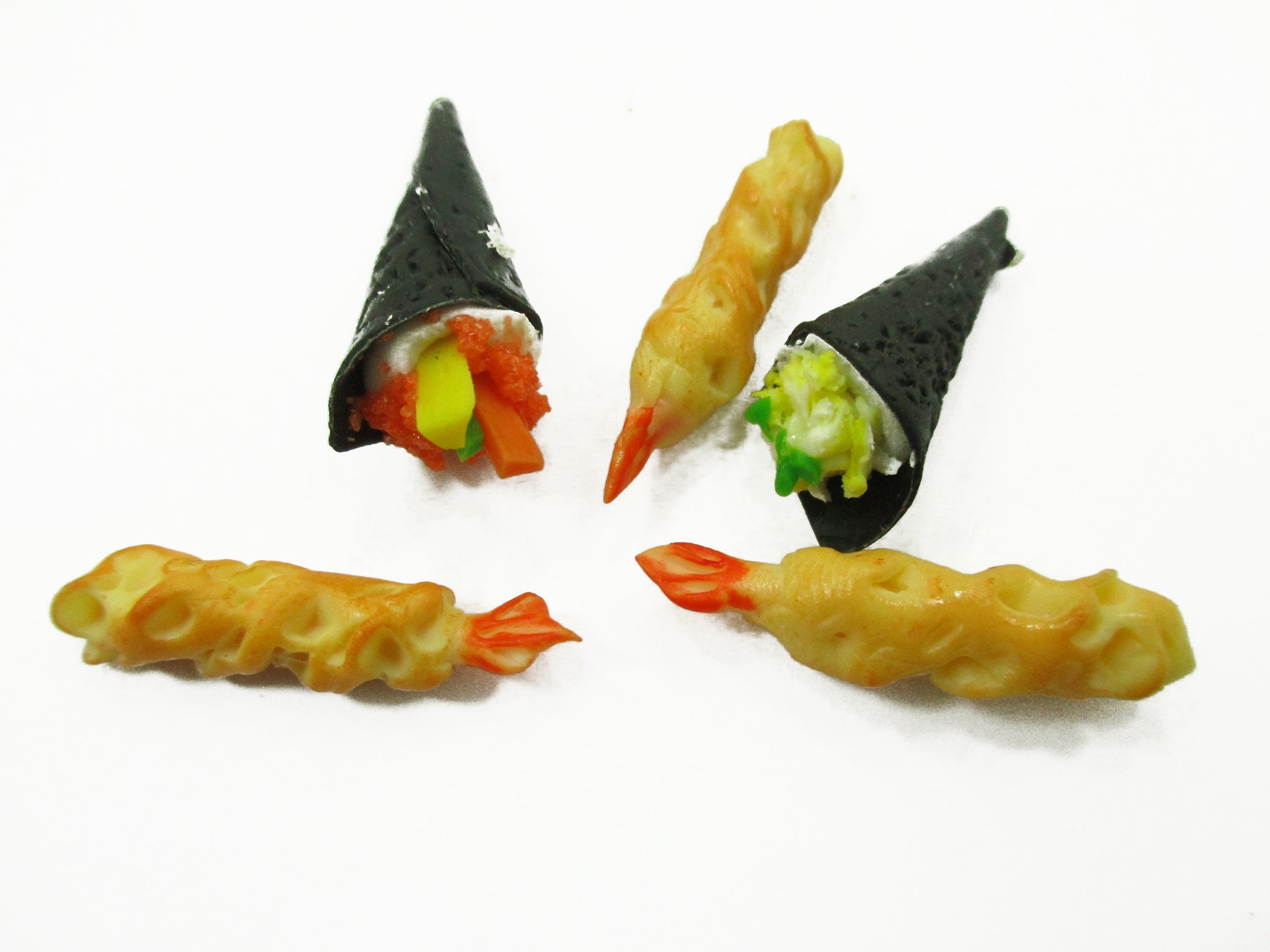 Dollhouse Food Supply Miniature Japanese Food Lot 50 Salmon Miniature