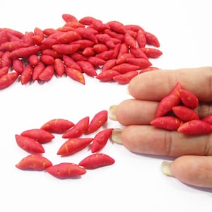 Wholesale Lot 100 Clay Dollhouse Sweet Potato: 1/12 Miniatures Food, Jewelry Charms