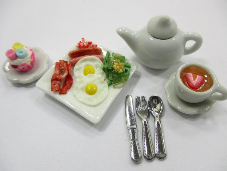 Dollhouse Food Accessories Miniature Supply Dollhouse Etsy