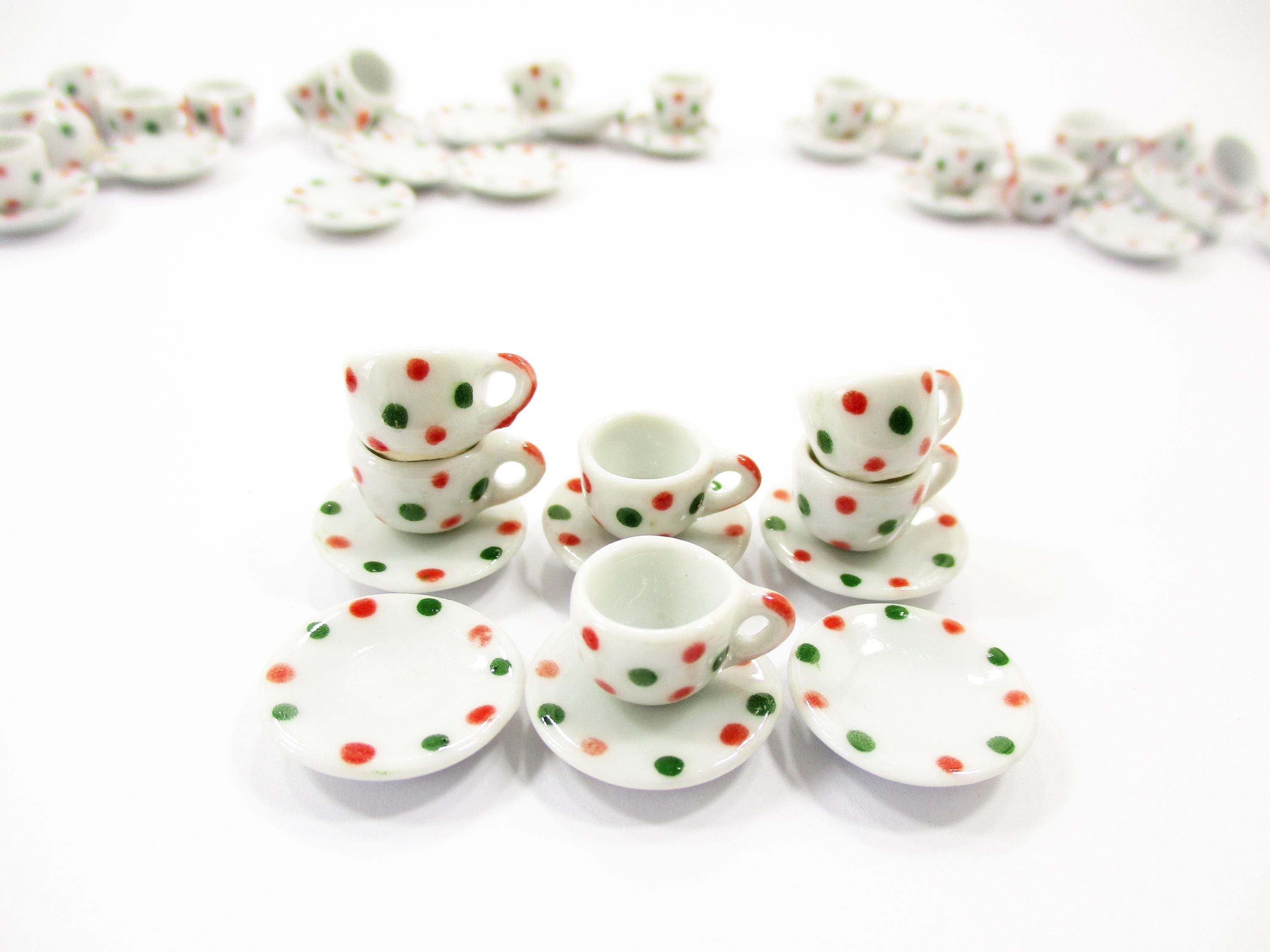 Tazza Da Caffè In Miniatura Marrone: Accessorio Per Casa Delle Bambole, Scala 1:12, Regalo Per Collezionisti