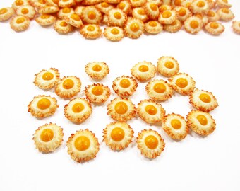 Dollhouse Food Lot 20 Loose Fried Eggs Mini Breakfast Supply Miniature Accessories Dollhouse Accessories Dollhouse Miniature Food 15462