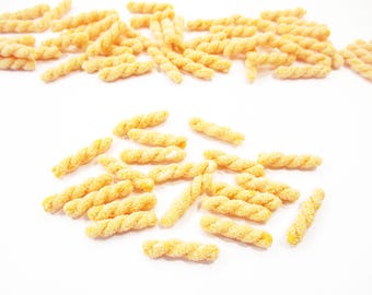 Dollhouse Food Accessories Lot 20 Twist Miniature Bread Miniature Bakery Loose Food Miniature Food Dollhouse Accessories Charms 14909