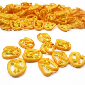 Pretzel Miniature Bakery Dollhouse Food Supply Lot 10 Dollhouse Charms Miniature Accessories Miniature Food 12155