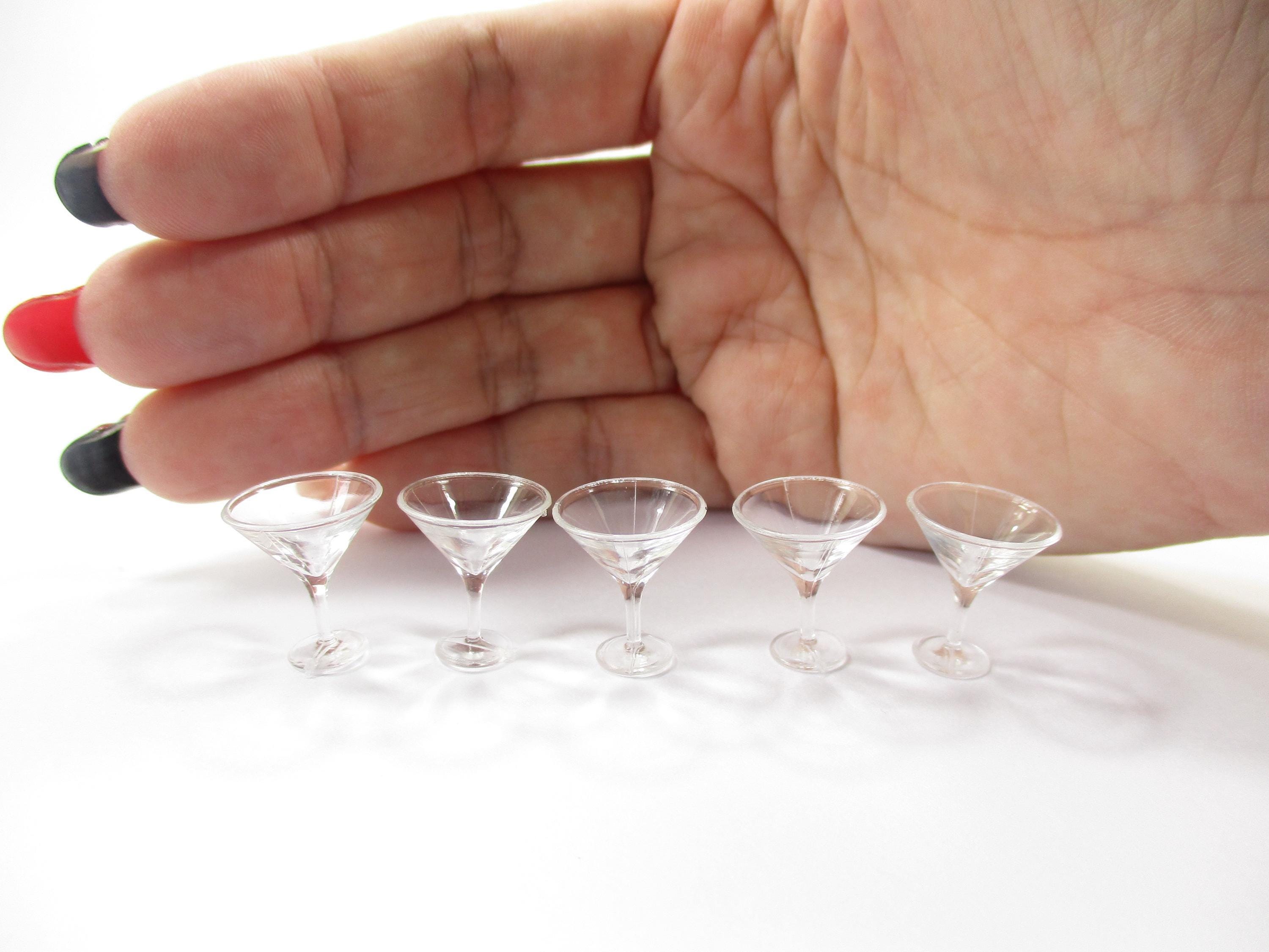 100 Pack Clear Plastic Martini Glasses 2oz Disposable Cocktail Glasses - View #8