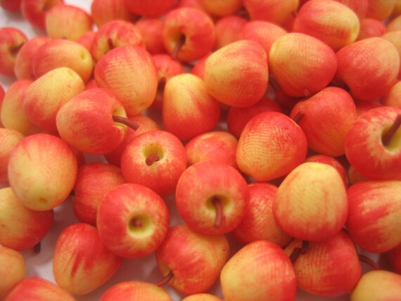 10 Loose Gala Apple Dollhouse Miniatures Food Handicraft Food Groceries Decor
