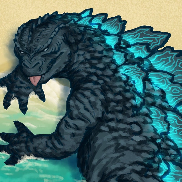 Godzilla Dakimakura Kaiju King of the Monsters Giant Monster Creature Body Pillow Pillowcase
