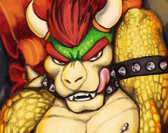 Bowser Dakimakura Nintendo Super Mario Boss Monster Body Pillow Pillowcase