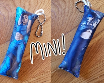 BeauYasha MINI Double-Sided Dakimakura Keychain Aasimar Barbarian & Monk