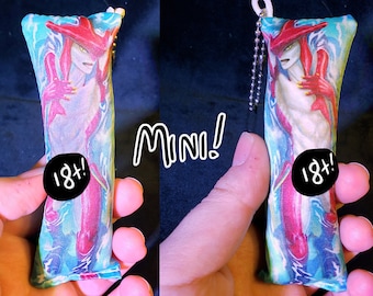 Prince Sidon MINI Dakimakura Keychain Zora Legend if Zelda Breath of the Wild